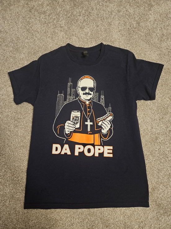 Gildan Other - Gildan Mens 'Da Pope' Graphic Tee Size M